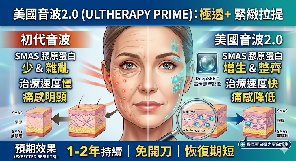 美國音波2.0是新一代非侵入式緊緻拉提療程，透過聚焦超音波作用於深層肌膚，協助改善鬆弛與輪廓線條。本文整理美國音波2.0費用組成、影響報價因素、預算方案與報價單必問問題，幫助第一次諮詢者更清楚比較療程內容、發數規劃與診所差異。